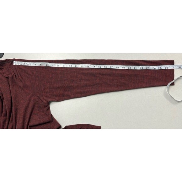 Lululemon (L) Metal Vent Tech Long Sleeve Shirt Active Gym Training Red Workout - Picture 9 of 13